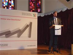 Bürgermeister Christoph von den Driesch eröffnet die Aktionstage Bürgermeister Christoph von den Driesch eröffnet die Aktionstage